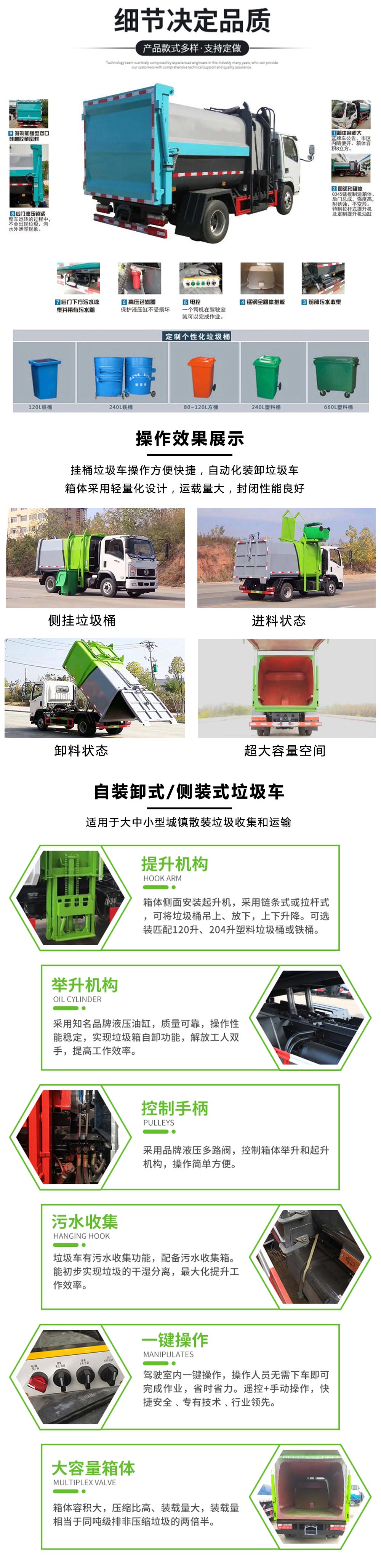 東風(fēng)純電動(dòng)桶裝垃圾車